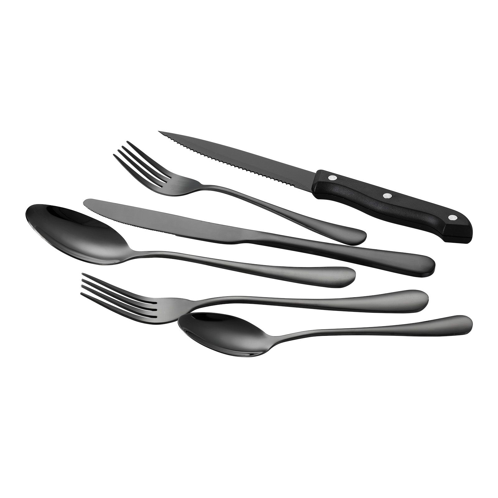 48-Piece Stainless Steel Flatware Set for 8 – Premium Silverware Collection - Image 8
