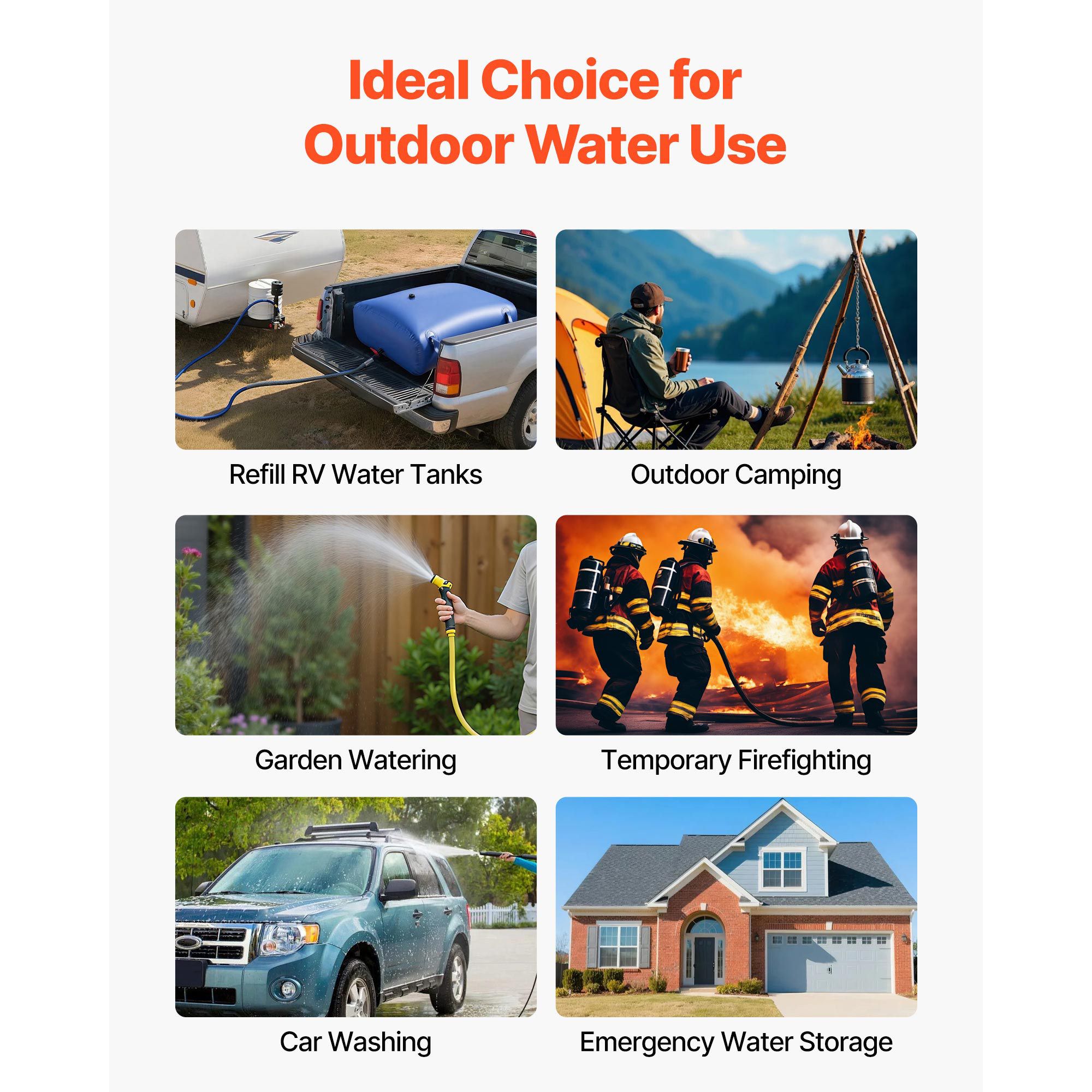 87.2 Gallon Collapsible Water Storage Bladder – Heavy-Duty 1000D PVC Portable Water Tank - Image 7