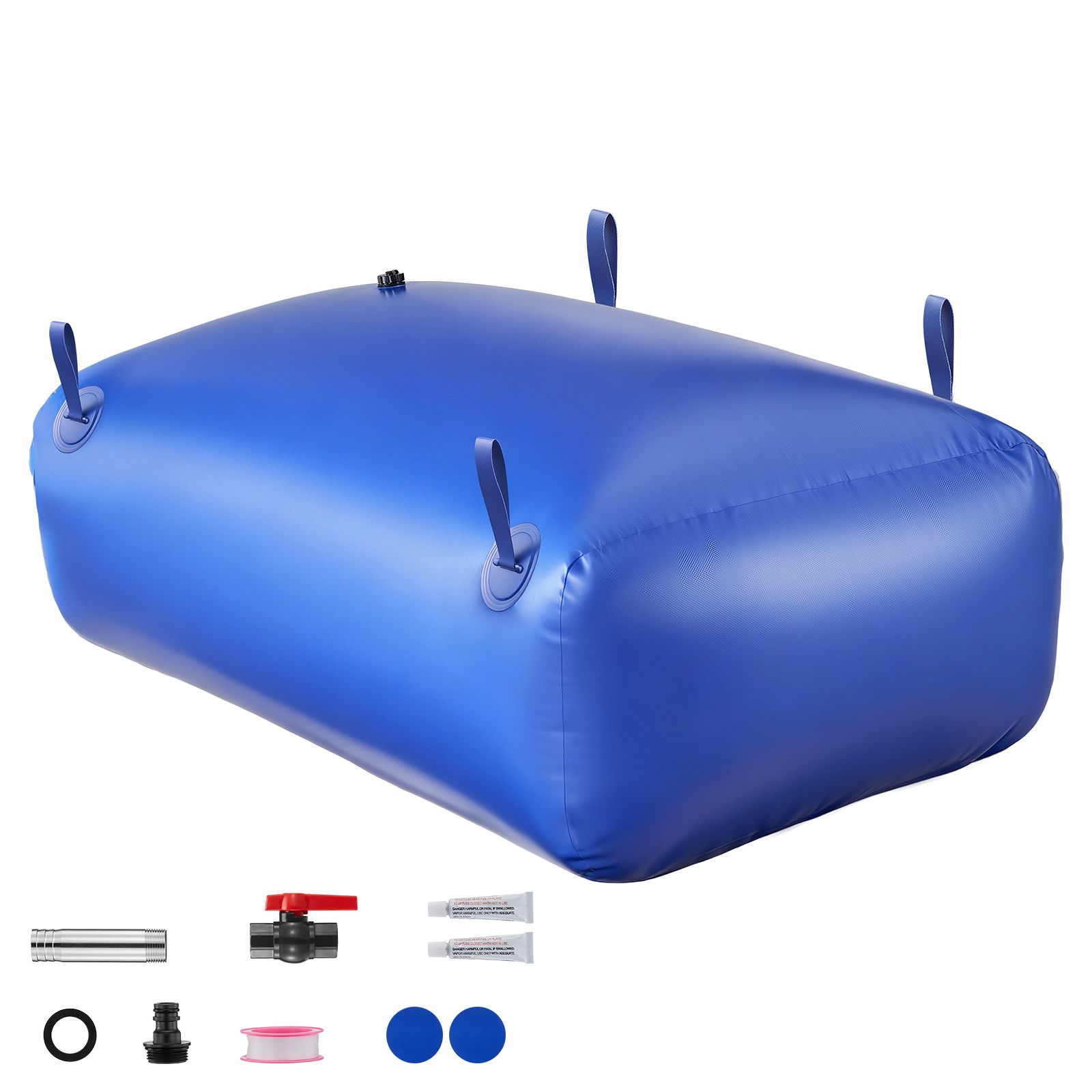 87.2 Gallon Collapsible Water Storage Bladder – Heavy-Duty 1000D PVC Portable Water Tank