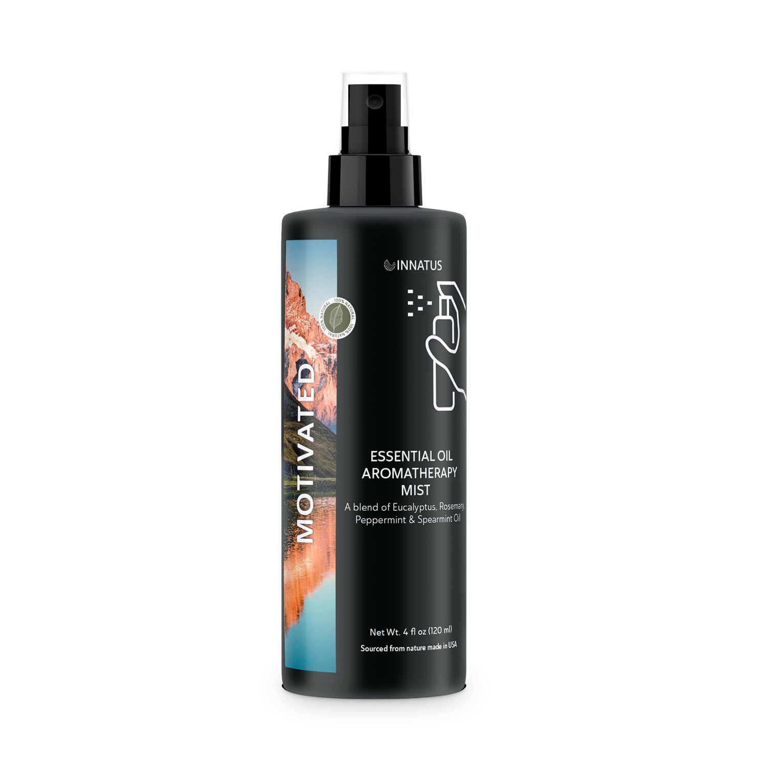 Essential Oil Aromatherapy Motivated Mist – 4 oz
