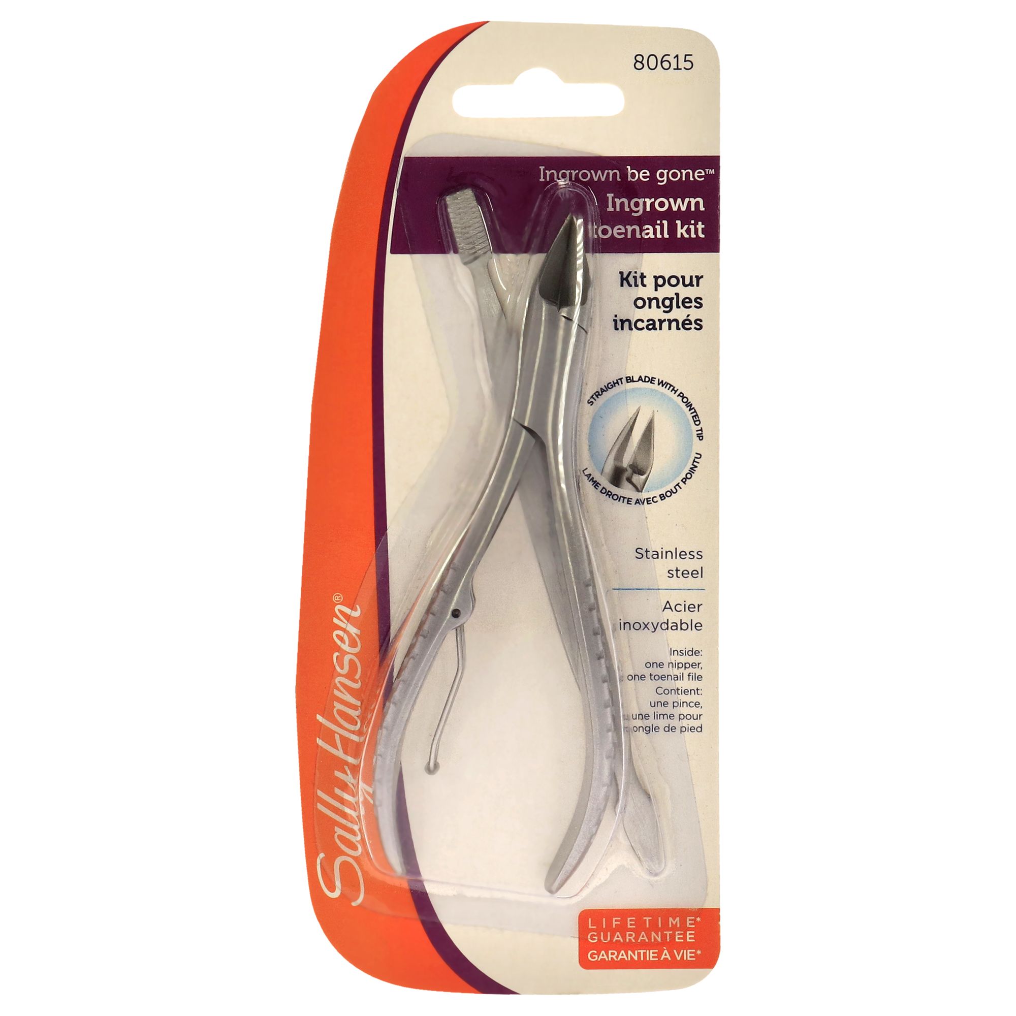 Sally Hansen Ingrown Toenail Kit #80615 – 2-Piece Toenail Care Set