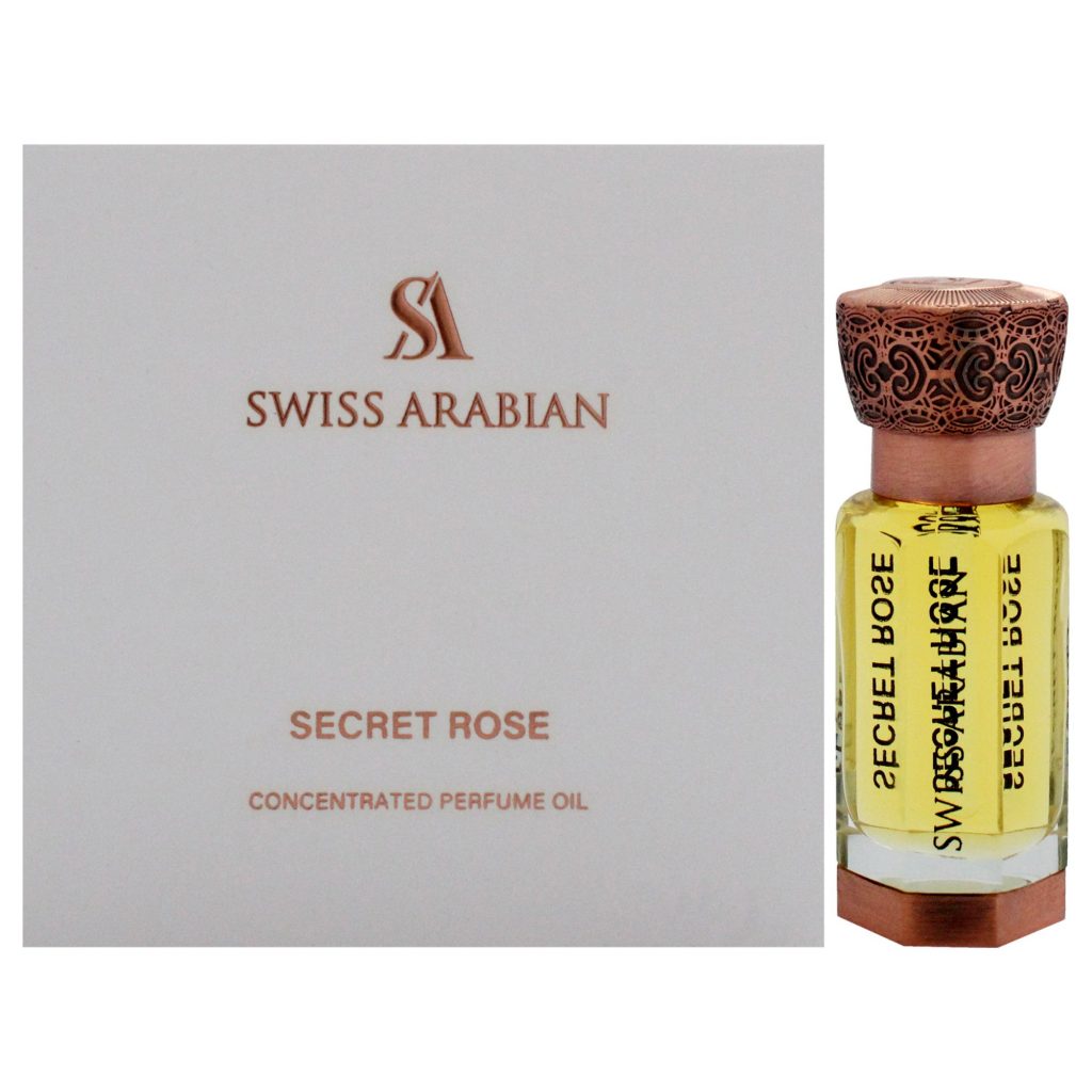 Secret Rose by Swiss Arabian Parfum Oil for Unisex – 0.4 oz (12ml)