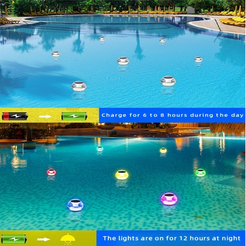 Solar Floating Pool Light – Waterproof LED Pond & Spa Light with Color-Changing Modes - Image 20